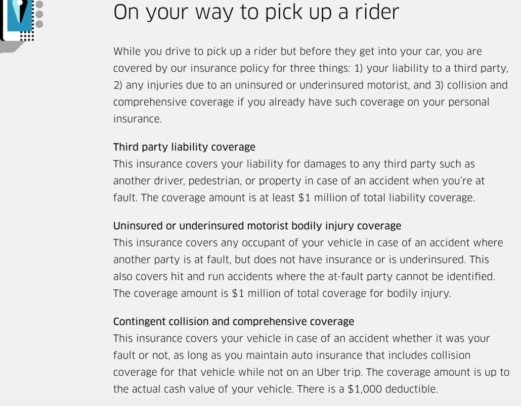 Uber Insurance Policy 2