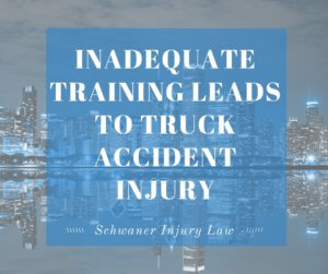 inadequate training truck accident