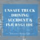 unsafe truck driving accidents