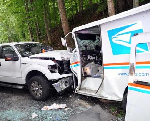 usps truck accident injury